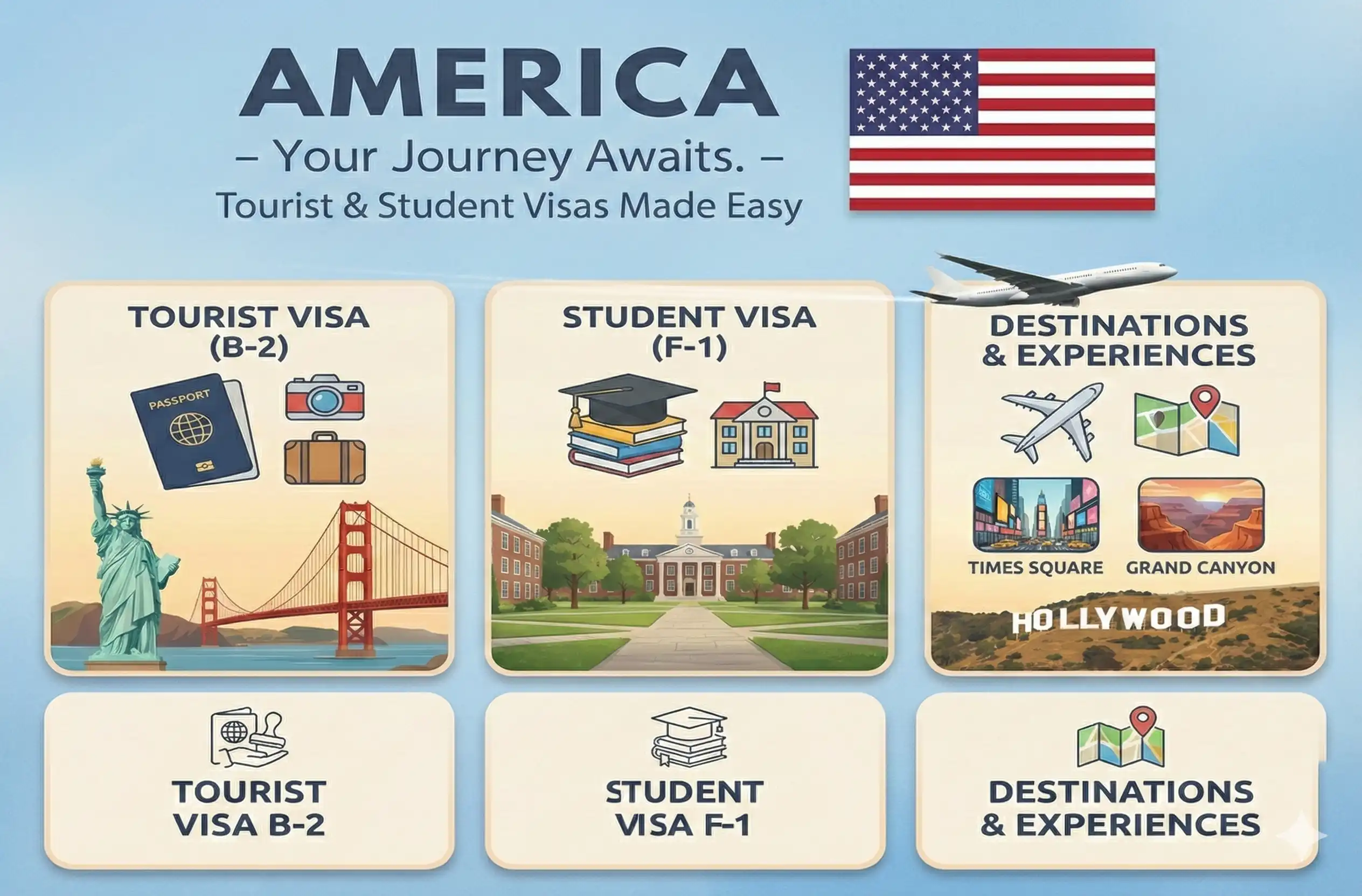 วีซ่าท่องเที่ยว และ วีซ่านักเรียน